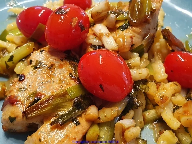 Putenbrustfilet mit Spätzle und Tomate - Rezept - Bild Nr. 6