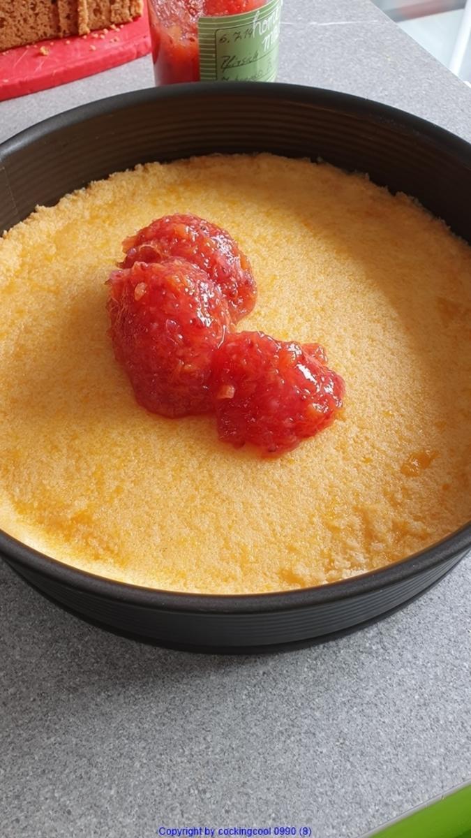 Käsesahne Torte (wahlweise mit oder ohne Boden Backen) - Rezept - Bild Nr. 5