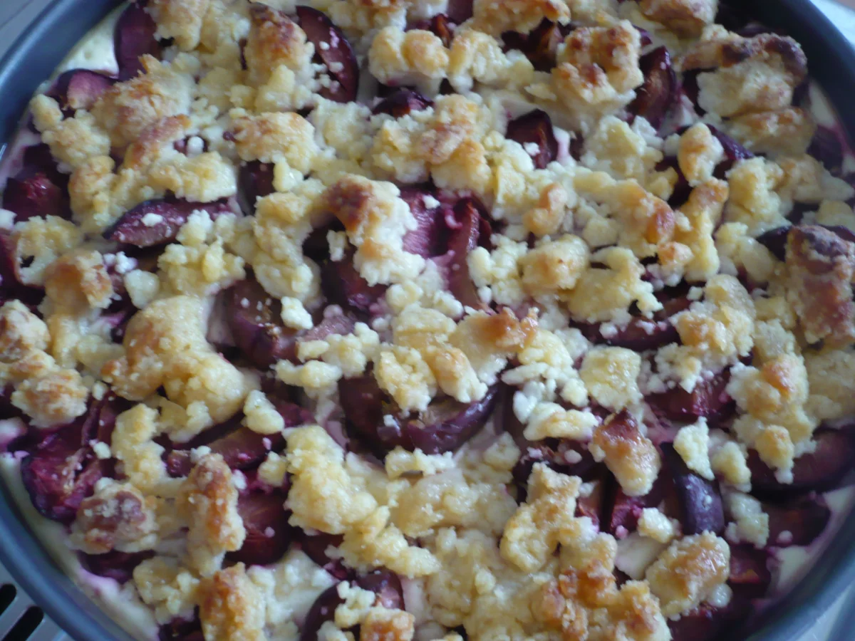 Zwetschen - Käsekuchen mit Marzipanstreusel - Rezept - Bild Nr. 9