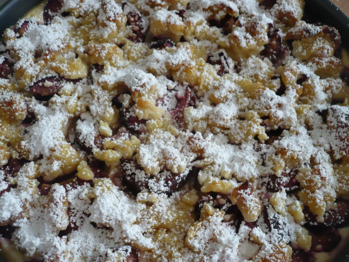 Zwetschen - Käsekuchen mit Marzipanstreusel - Rezept - Bild Nr. 10