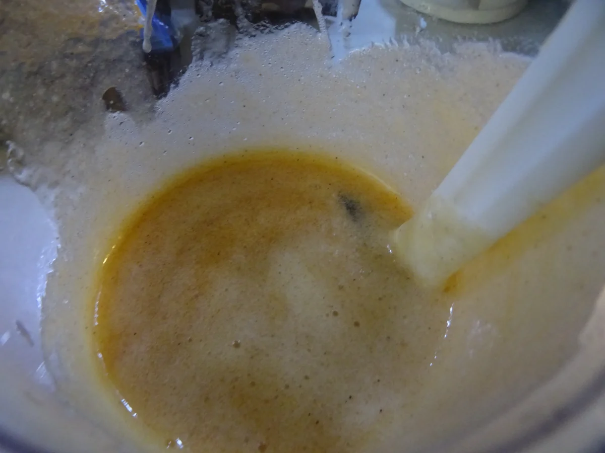 Pfirsich-Sorbet mit Heidelbeeren und Schoko-Minz-Waffeln - Rezept - Bild Nr. 3