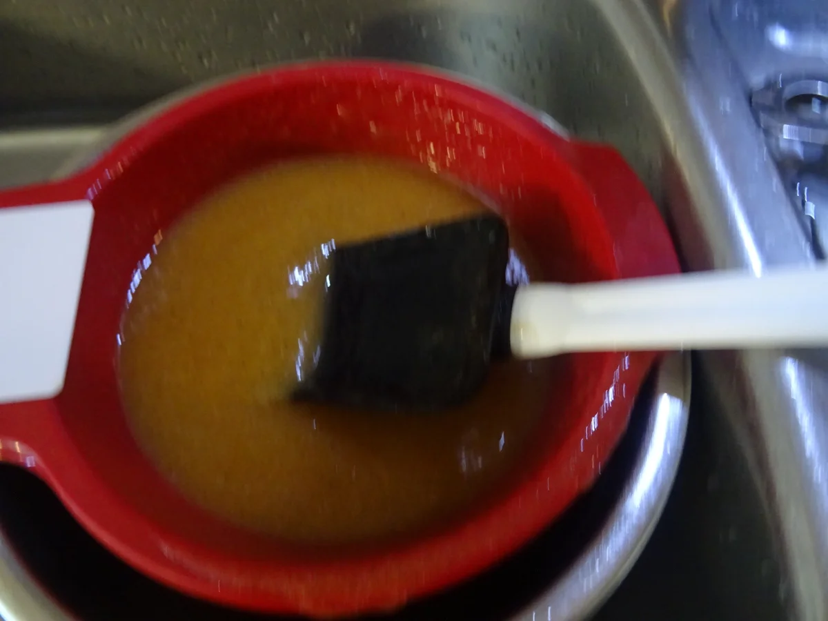 Pfirsich-Sorbet mit Heidelbeeren und Schoko-Minz-Waffeln - Rezept - Bild Nr. 6