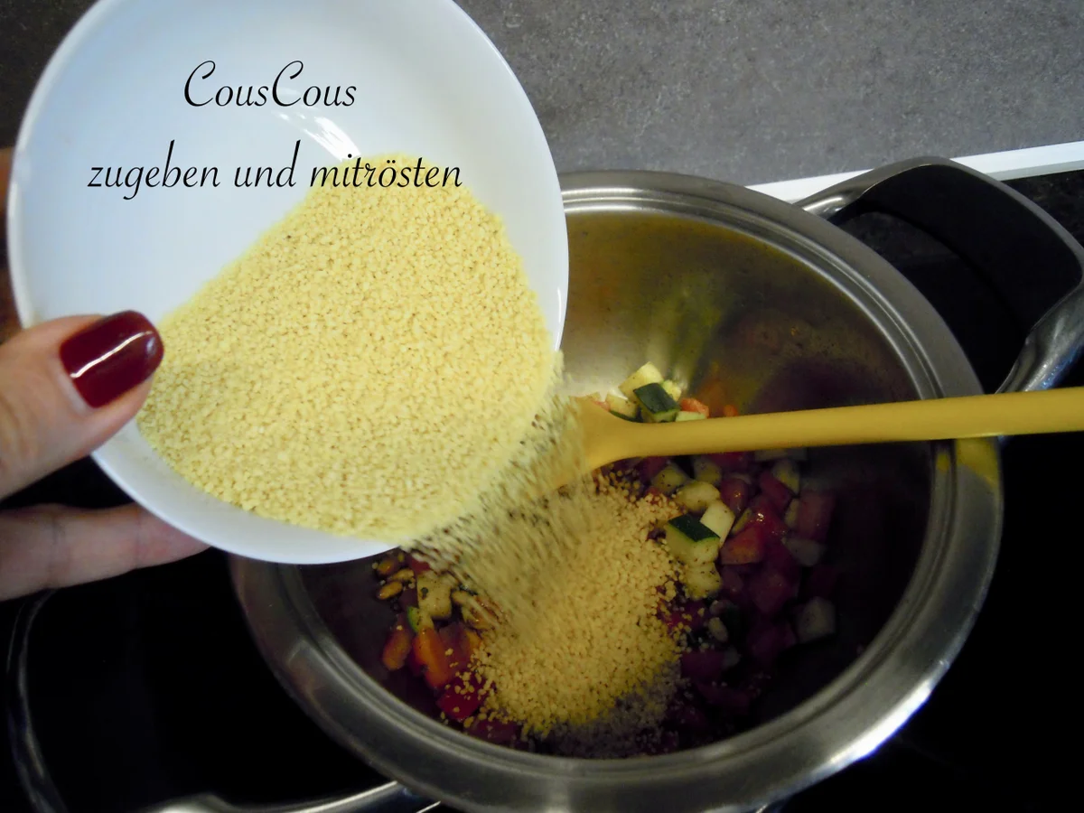Rezept: Orientalisches Gemüse Cous Cous Bild Nr. 6 Orientalisches Gemüse Cous Cous - Rezept - Bild Nr. 6