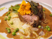 Gefüllte Pasta / Filet vom Milchkalb / Erbsen / dunkle Jus - Rezept - Bild Nr. 2