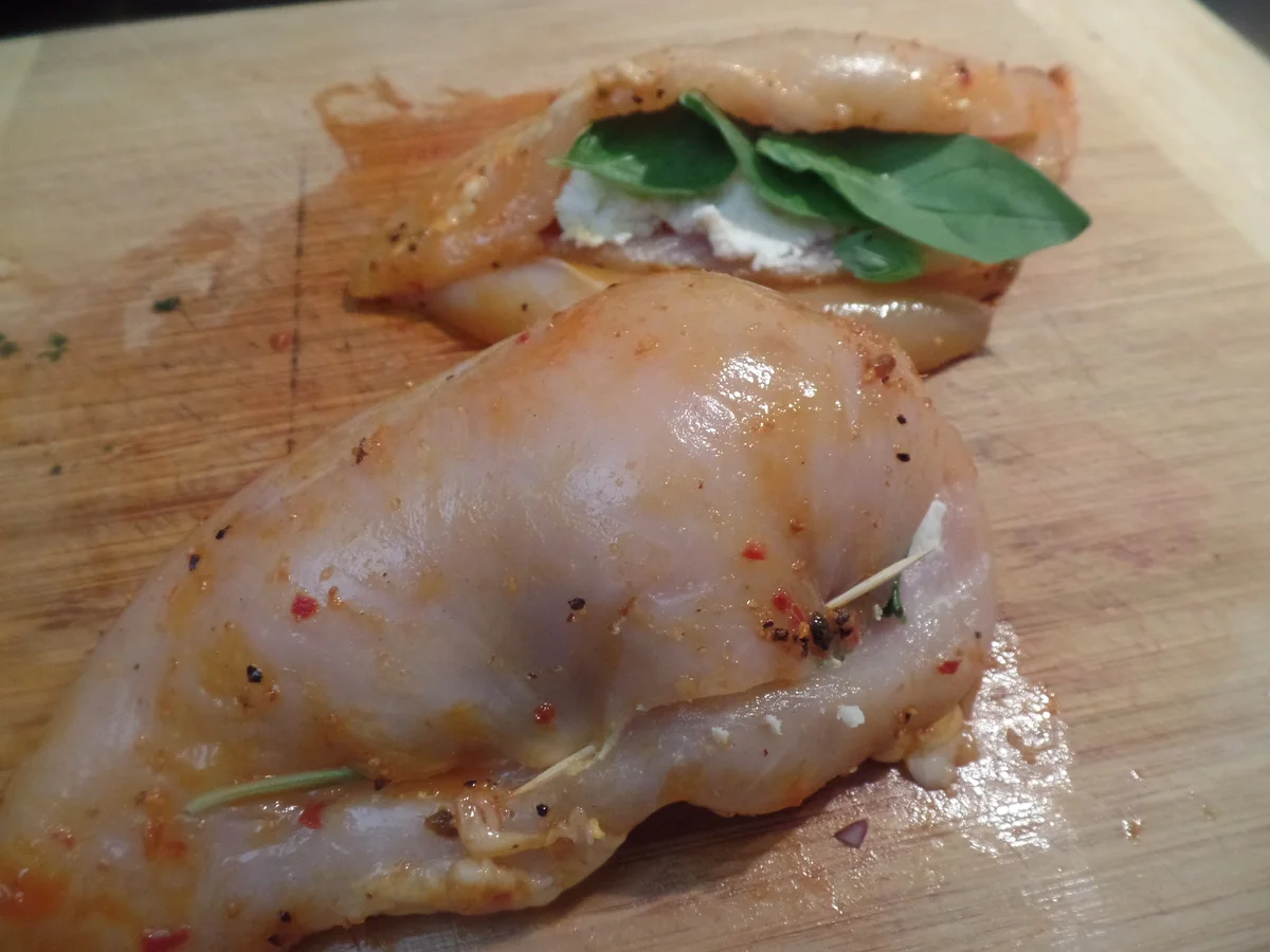 Gefüllte Hähnchenbrust - Rezept - Bild Nr. 11071