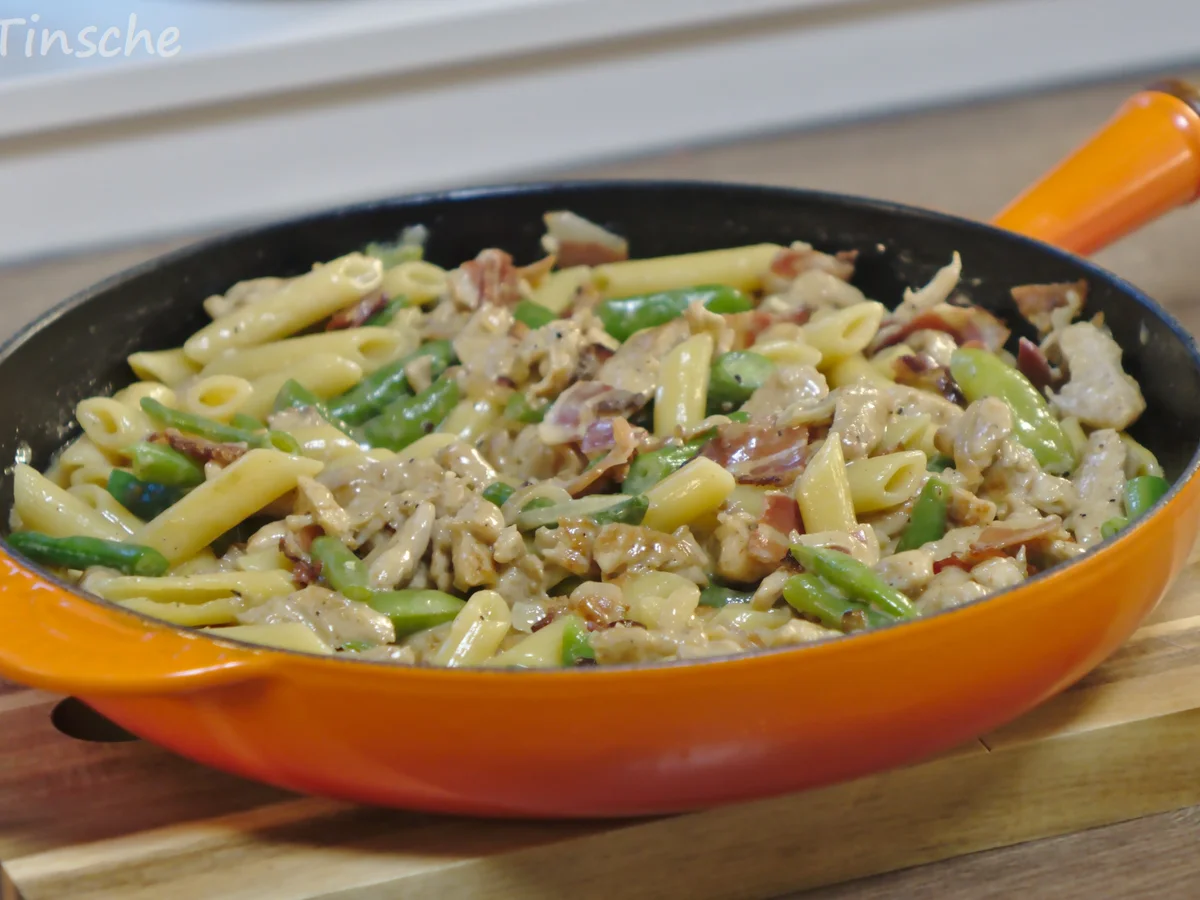 Geflügel-Bohnen-Pasta-Topf - Rezept - Bild Nr. 2
