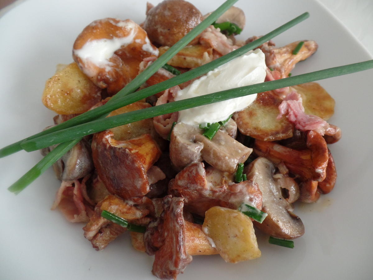 Pilz-Kartoffelpfanne - Rezept - Bild Nr. 11069