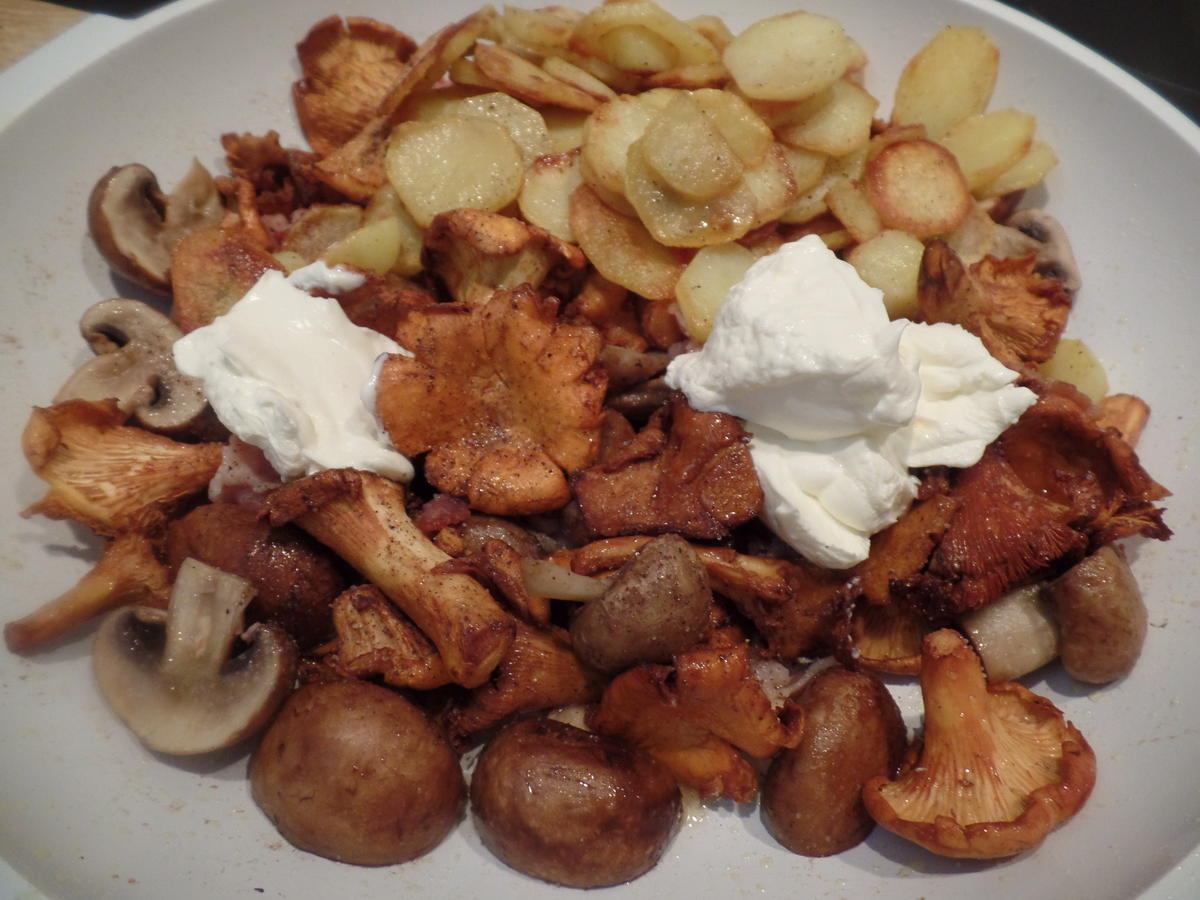 Pilz-Kartoffelpfanne - Rezept - Bild Nr. 11078