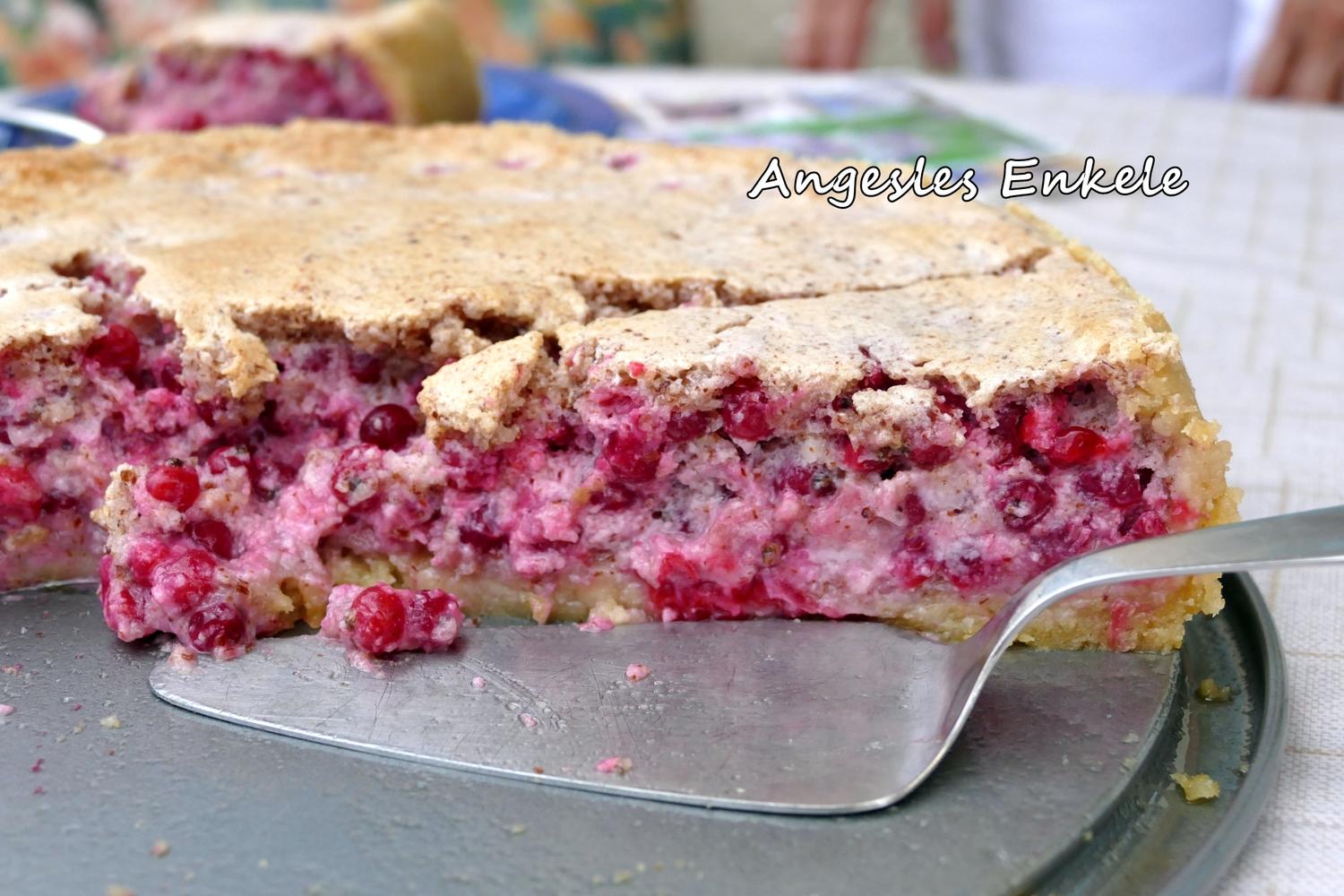 Johannisbeerkuchen Mit Mandelschaumguss auf Streuselboden (28er ...