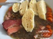 Omas Linsengericht mit Böhmischen Knödeln - Rezept - Bild Nr. 2