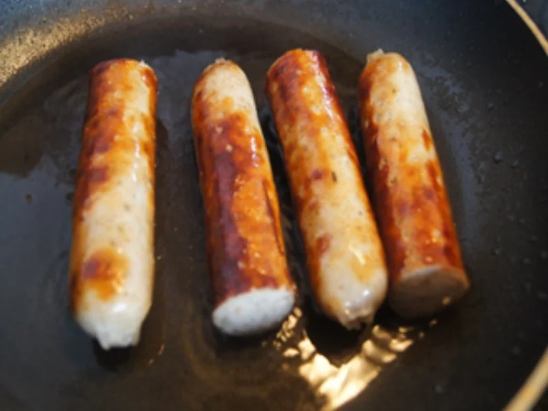 Bratwurst mit Rotkohl süß-sauer und gelben Kartoffeln - Rezept - Bild Nr. 4