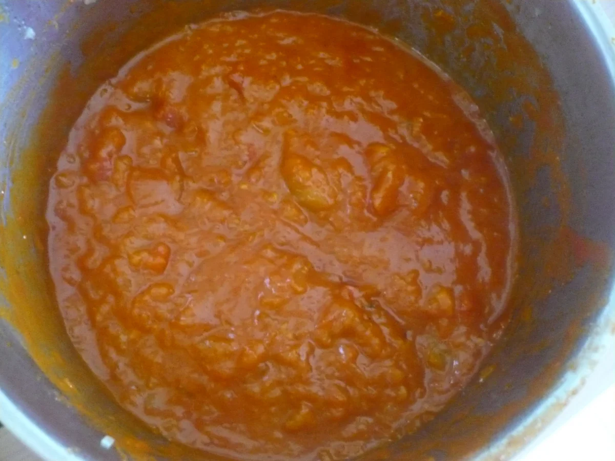 Paprikasoße mit Gemüsenudeln - Rezept - Bild Nr. 6