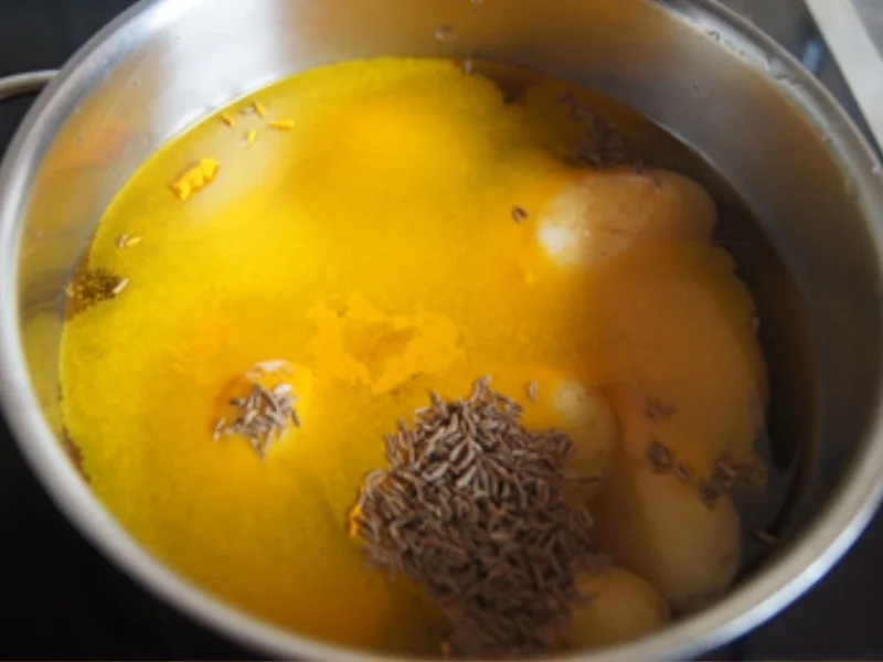 Rezept: Pellkartoffeln mit würzigem Quark und Schwarzwälder Schinken Bild Nr. 4 Pellkartoffeln mit würzigem Quark und Schwarzwälder Schinken - Rezept - Bild Nr. 4