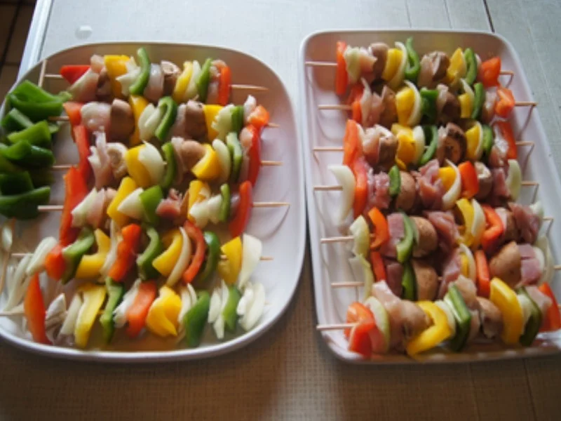 Fleisch-Gemüse-Spieße - Rezept - Bild Nr. 5