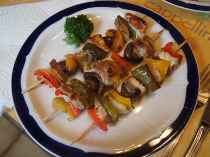 Fleisch-Gemüse-Spieße - Rezept - Bild Nr. 11