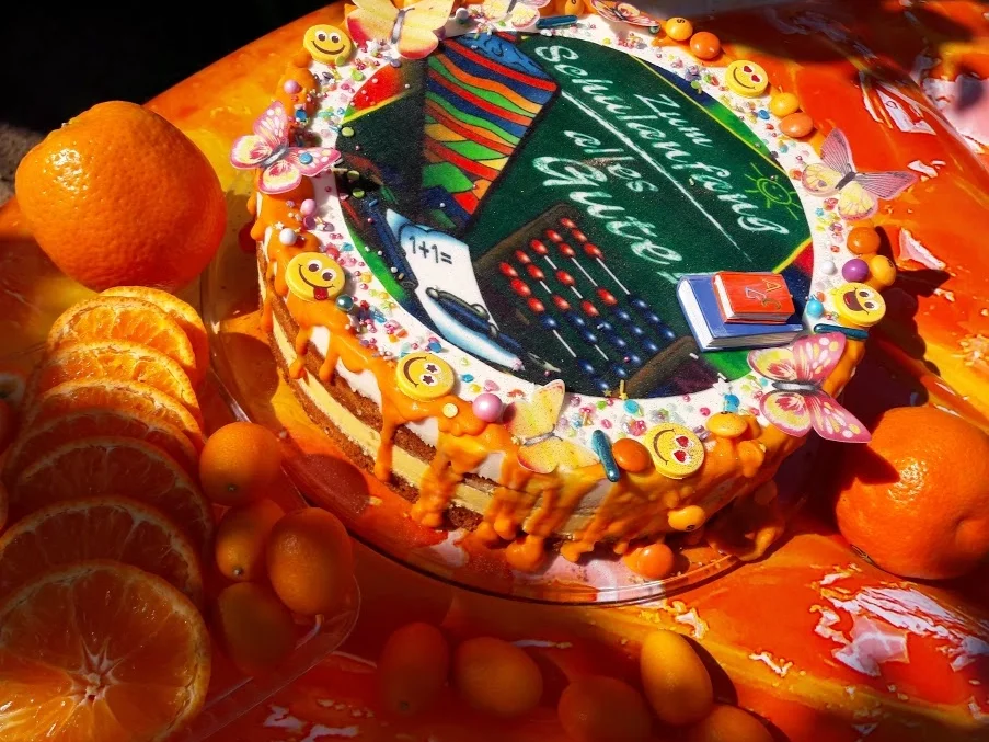 Einschulungstorte zur kochbar Challenge August 2020 - Rezept - Bild Nr. 2