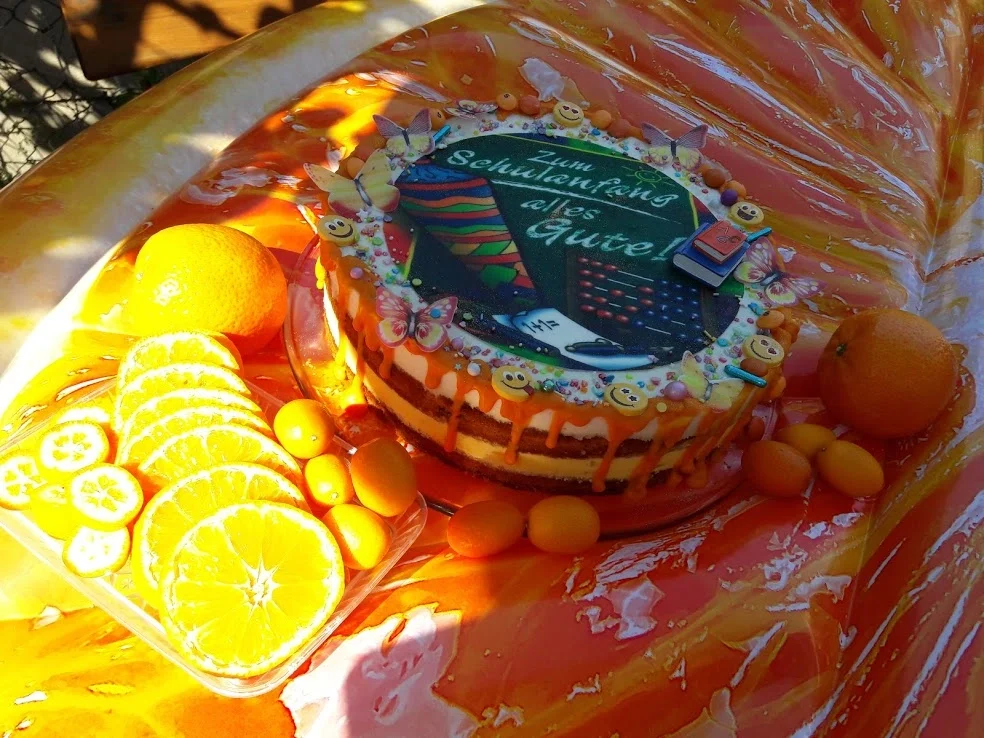 Einschulungstorte zur kochbar Challenge August 2020 - Rezept - Bild Nr. 11115