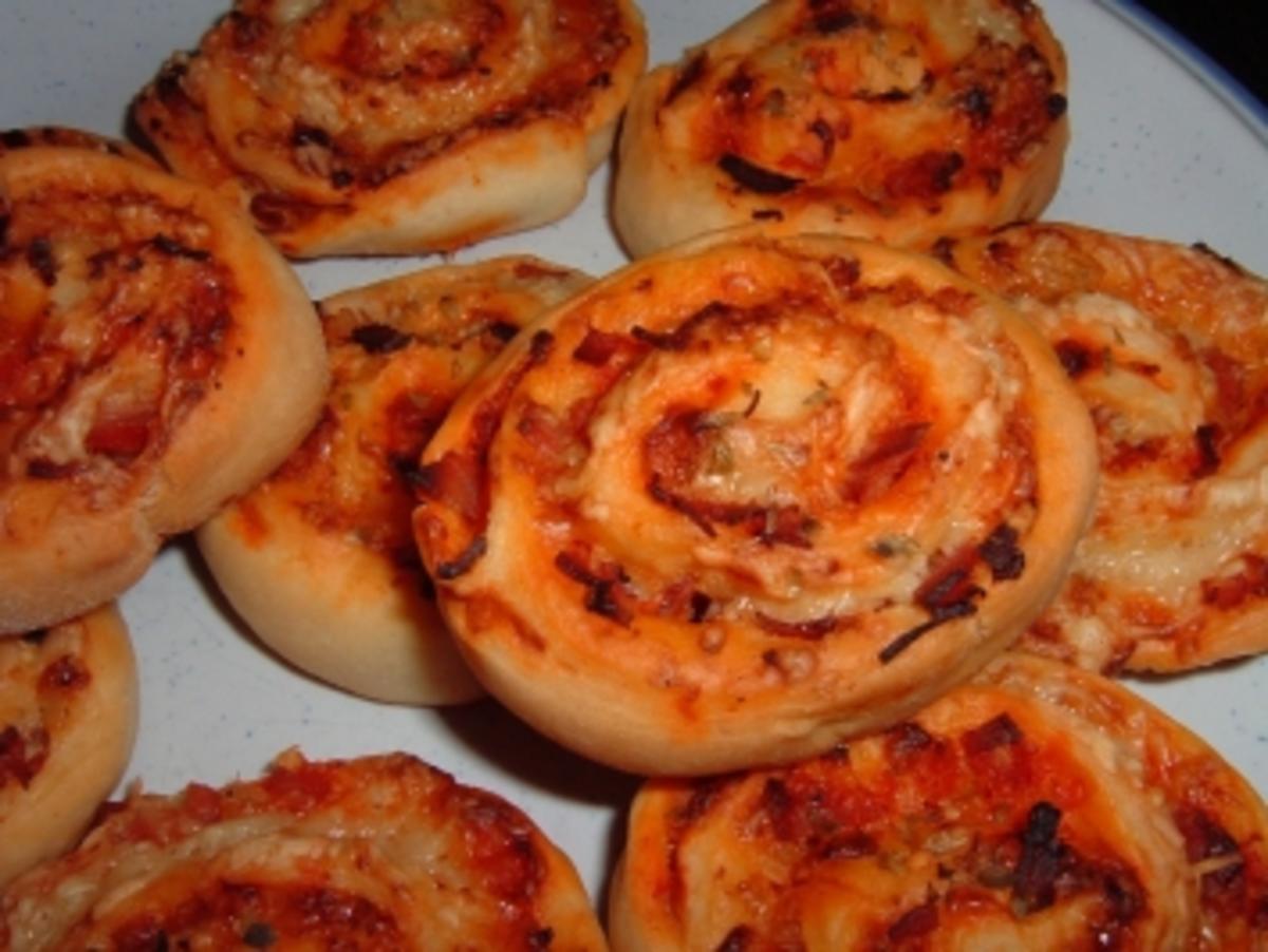 Pizza-Schnecken - Rezept