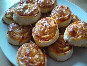 Pizza-Schnecken - Rezept