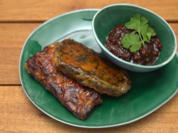Samosa Butter Chicken und Moroho mit Chili Coriander Jam - Rezept - Bild Nr. 2