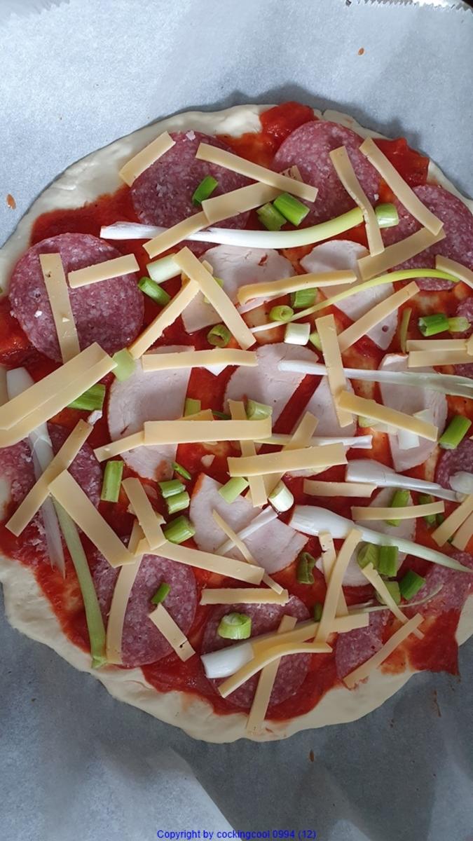 drei mal PIZZA Handmade (kleine Grösse 22 cm) - Rezept - Bild Nr. 11