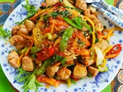 Würziges Hühnerfleisch mit Tangerinenschale - Rezept - Bild Nr. 11112