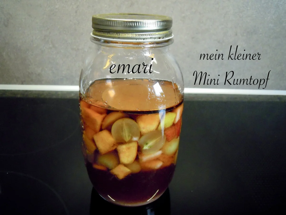 Rezept: Rumtopf - meine "Mini Version" Bild Nr. 2 Rumtopf - meine "Mini Version" - Rezept - Bild Nr. 2