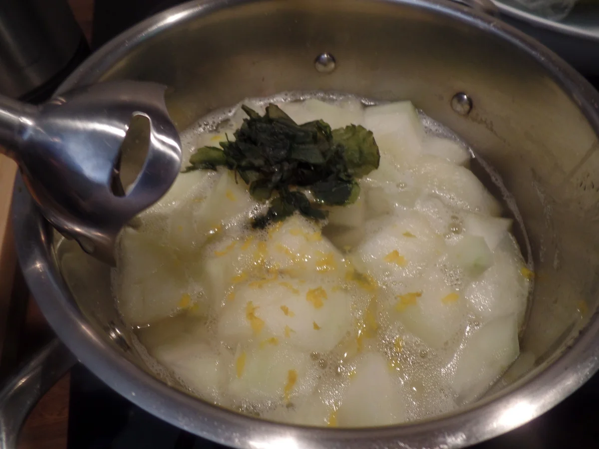 Zuckermelonen-Minz-Eis - Rezept - Bild Nr. 11125