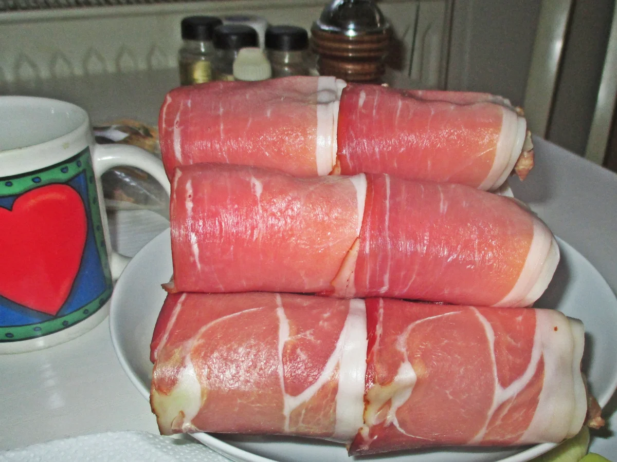 Porree gefüllt im Schwarzwälder Schinkenmantel - Rezept - Bild Nr. 6