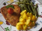 Schnitzel Toskana mit Buschbohnen und Petersilienkartoffeln - Rezept - Bild Nr. 2