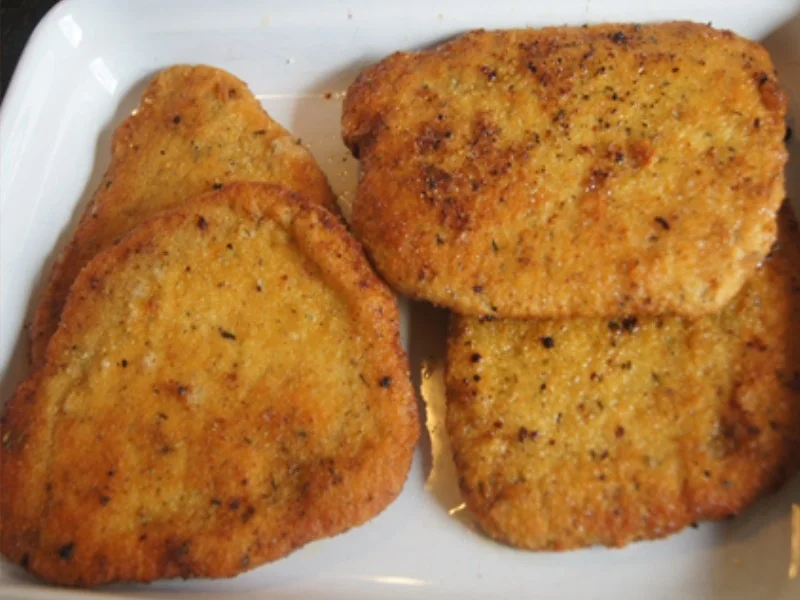 Schnitzel Toskana mit Buschbohnen und Petersilienkartoffeln - Rezept - Bild Nr. 8