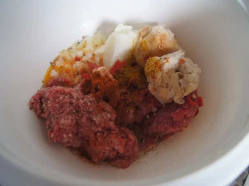 Hackbällchen mit Gemüsemix süß-sauer im Römertopf und Basmatireis - Rezept - Bild Nr. 5