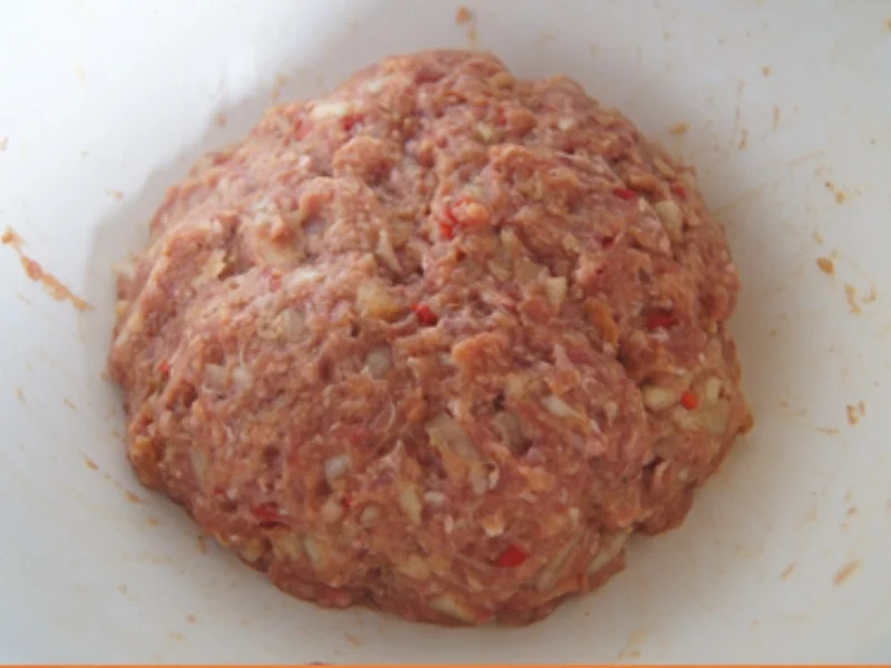 Hackbällchen mit Gemüsemix süß-sauer im Römertopf und Basmatireis - Rezept - Bild Nr. 7