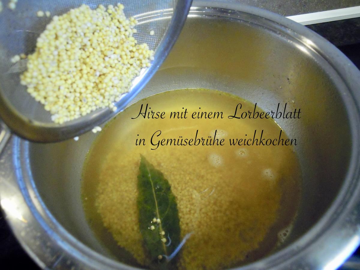 Schonkost - &amp;quot;Hirsotto&amp;quot; mit Pilzen und Erbsen - Rezept