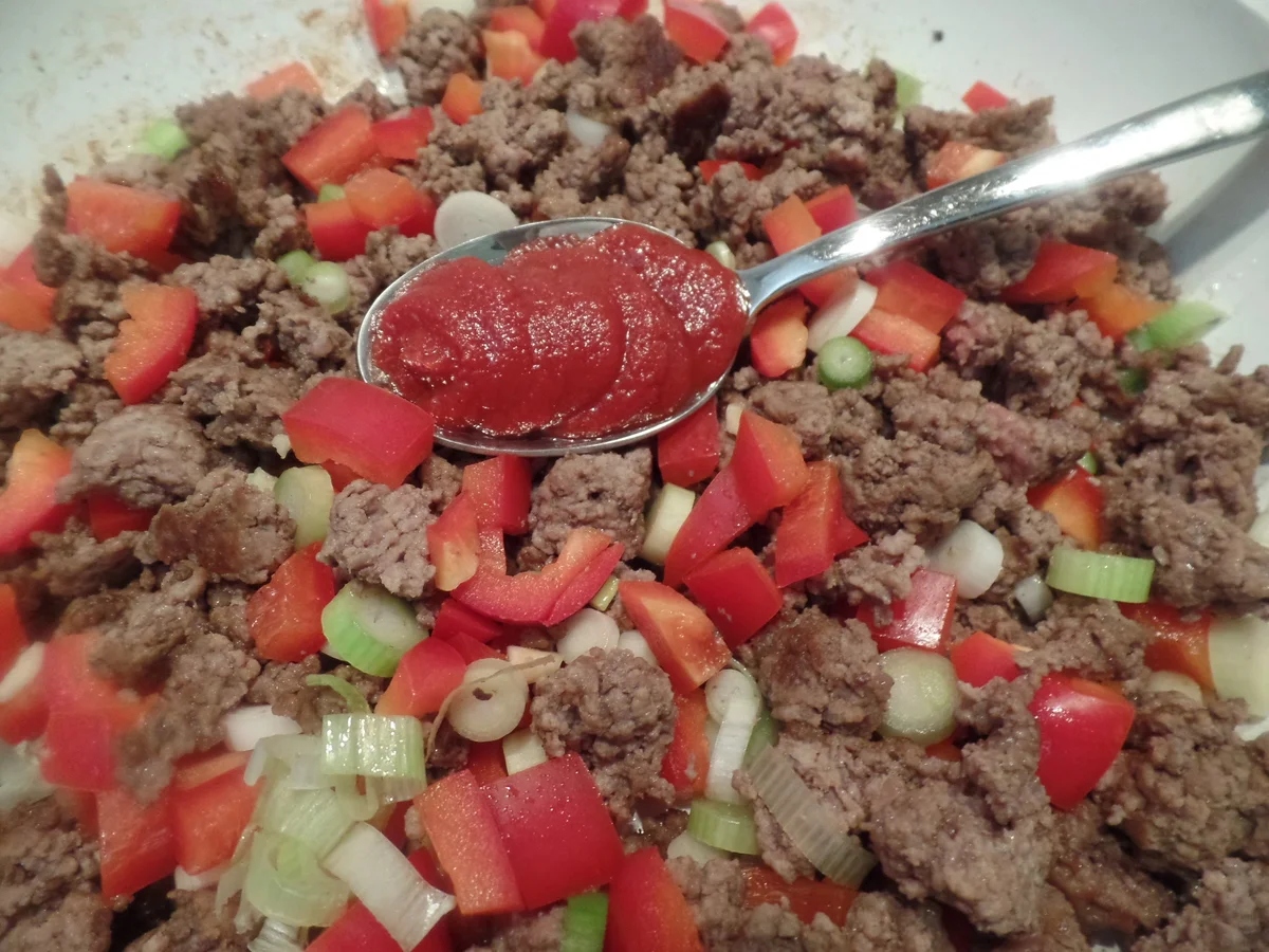 Hackfleischpfanne mit Reis - Rezept - Bild Nr. 11135