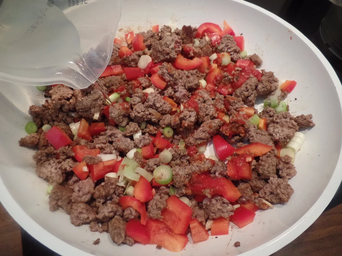 Hackfleischpfanne mit Reis - Rezept - Bild Nr. 11136