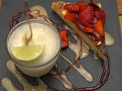 Rezept: Cheesecake und Limetten-Sorbet Bild Nr. 2 Cheesecake und Limetten-Sorbet - Rezept - Bild Nr. 2