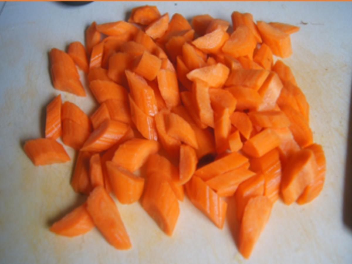 Fischfilet Bordelaise mit chinesischen Gurkensalat und Möhren-Kartoffel-Stampf - Rezept - Bild Nr. 12