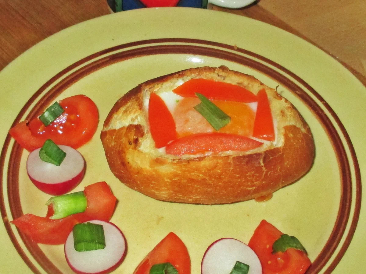 Gefülltes Brötchen - Rezept - Bild Nr. 2