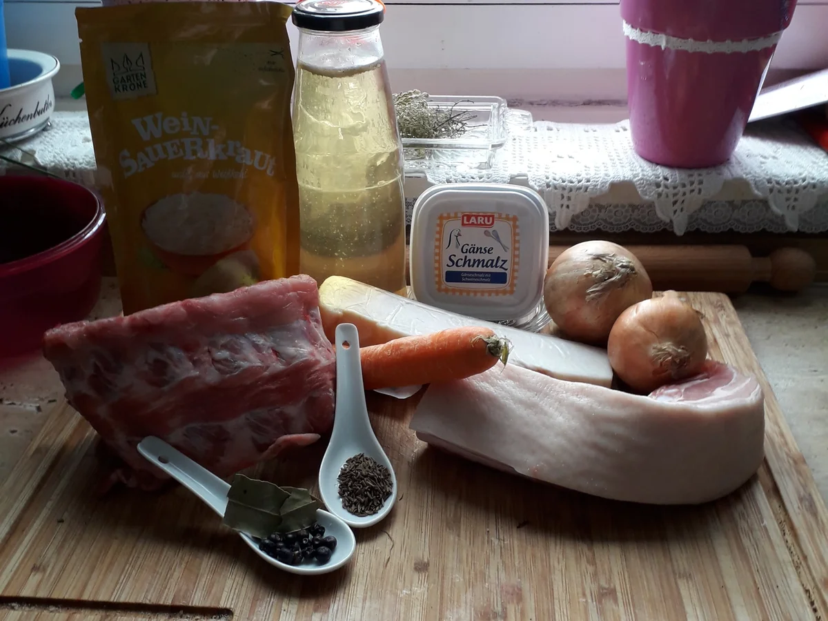 Waldler Sterz,mit Sauerkraut - Rezept - Bild Nr. 8