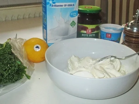 Rauchmatjes mit pikanter *Rote Beete-Soße* - Rezept - Bild Nr. 4