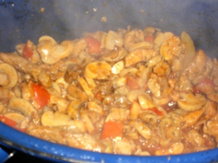 Schweinegeschnetzeltes nach Gyros Art - einfach - 351 kcal/100g