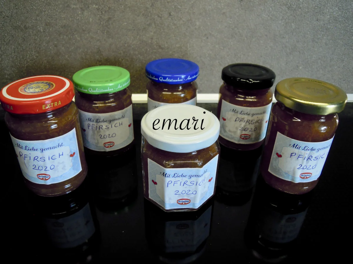 Pfirsich Marmelade mit Hicks - Kochbar Challenge 9.0 2020 - Rezept - Bild Nr. 11160