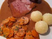 Kasseler-Braten mit Buttermöhren - Rezept - Bild Nr. 2