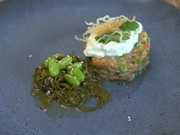 Liaison von Lachs und Limette - Rezept - Bild Nr. 2