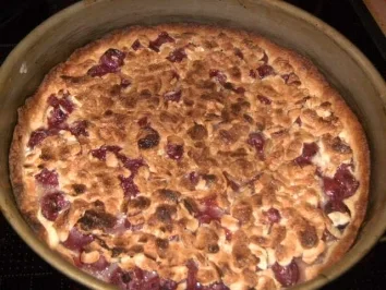 Kirsch-Mandel-Kuchen - Rezept