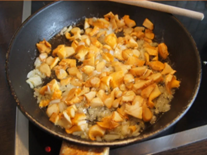 Rezept: Pfifferling-Omelett Bild Nr. 9 Pfifferling-Omelett - Rezept - Bild Nr. 9