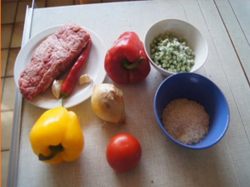 Cevapcici mit Gemüsereis - Rezept - Bild Nr. 3