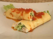 Gefüllter Weizenfladen mit Honighuhn - Rezept - Bild Nr. 2