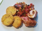 Hähnchen-Involtini mit mediterranem Gemüse und  Polenta-Talern - Rezept - Bild Nr. 16